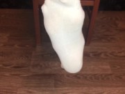 Fuck girl white sock, sockjob and pov show socks, smell socks and domination 2/16