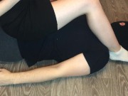 Fuck girl white sock, sockjob and pov show socks, smell socks and domination 5/16