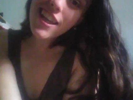 Dirty Talking Hairy Pink Pussy Slut on a Free Chair Pulls up Dress & Spreads Huge Vagina Shows Clit