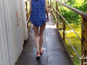 Walking naked along the river bank. 1/16