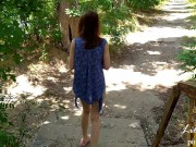 Walking naked along the river bank. 4/16