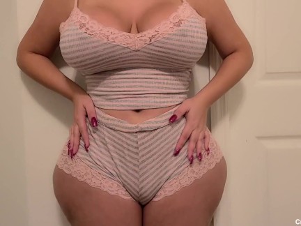 Big Bro fucks Busty HOT Step Sister in PJs with parents in next room. I hope I don't get grounded!