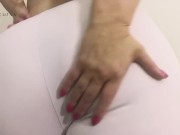 Showing my ass in very tight pants and moaning!  10/16