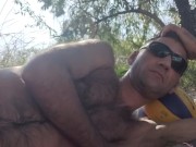 Relaxing in the shade on the beach. 14/16