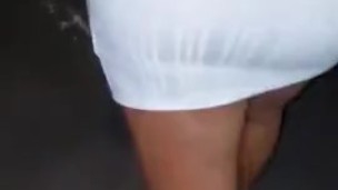 UPSKIRT NO PANTIES