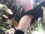 Nature pee in public in my yard! Public piss 14/16