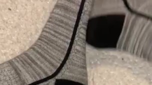Teen Showing Off Long Sock