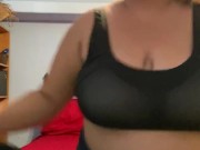 Fiancé came home early and caught me masturbating 1/16