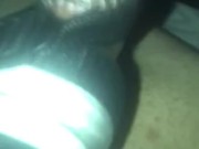 Femdom Wife Milks Cock With MagicWand Hitachi