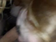 Hot Little Redhead Sucks and Rides My Cock 2/16