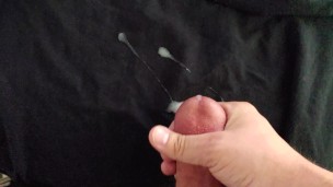 Cumshot during work hours.