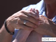 Macy Meadows Poolside Foot Fetish Sex 4/16