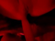 Blonde roommate fucked with her bed room led lights on 14/16