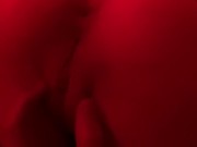 Blonde roommate fucked with her bed room led lights on 2/16