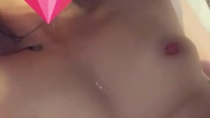 Amateur teen Self pee