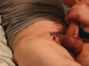 Curiuskinkycouple-Daddy Gets a Chocolate Covered Blowjob, Holds My Head Down and He Cums in My Mouth 14/16