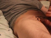 Curiuskinkycouple-Daddy Gets a Chocolate Covered Blowjob, Holds My Head Down and He Cums in My Mouth 9/16