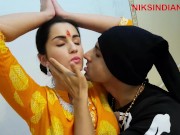 Katrina Kaif look a like girl fucked hard by men in Indian Ashram 2/16