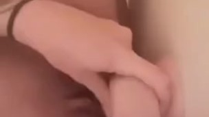 Riding my big dildo 