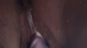 Creamy pie fuck her toy
