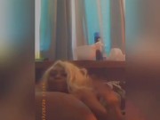 Step mother playing with her phat tight pussy