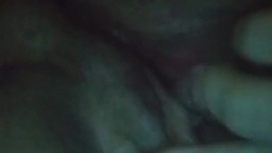 Fat ftm plays with his Lil cock and pussy