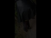 knee down and cum on my high heels (outdoor forest) 5/16
