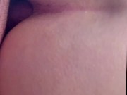 Amateur milf rides a big dick in her ass on a chair 15/16