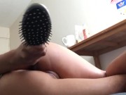 Small girls fucks a hair brush 2/16