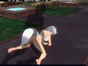 3D HENTAI fucked neko girl in the garden 7/16