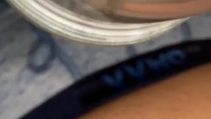 Banging my clear fleshlight until cummin 