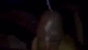 Black man jerking off and cumming like a rocket (MUST SEE)