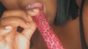 New toy I just test rode watch me taste my pussy juice
