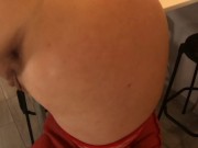 Hot ass close up fucking. Wet anal with sex toy 11/16