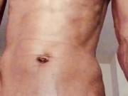 6’8” Big Black Cock Masturbation. BBC Jerking Off
