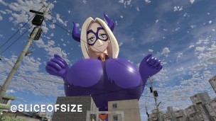 Mt Lady Giantess Growth and BE [Giantess growth and Breast Expansion]