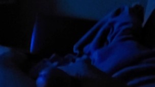 At night