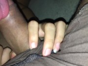 Workmate quarreled with her husband and came with a skirt and no panties to my house that rich ass