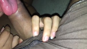 Workmate quarreled with her husband and came with a skirt and no panties to my house that rich ass