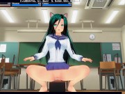 3D HENTAI neko schoolgirl masturbates in class 10/16