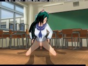 3D HENTAI neko schoolgirl cums from a big dick 10/16