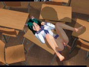 3D HENTAI neko schoolgirl cums from a big dick 8/16
