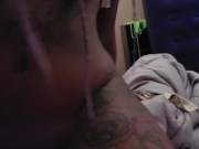 Ebony rides multiple orgasms 2/16