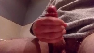 Cum stopper, solo, wanking, masturbation, cum, dick, cock