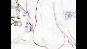 Ice Cold Bubble Bath spank session