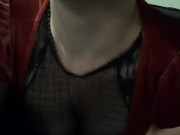 Dominatrix girlfriend wants a quickie in the car. POV, Role-Play, Exhibitionist, Car Sex 10/16