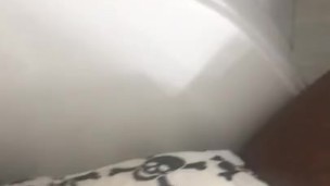 Black ABDL pissing after holding for a hour