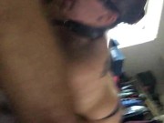 Deepthroating slut loves facefuck 1/16