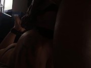 Deepthroating slut loves facefuck 10/16