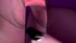 Blowing my dildo